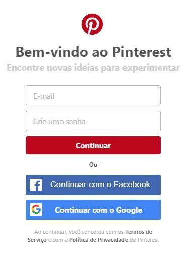 pinterest entrar